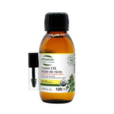 Castor Oil 120 ml Topical Oil with eyelash brush - Glass Bottlet